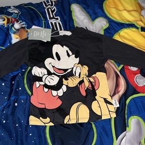 Kids H&M Long Sleeve Mickey Mouse Shirt